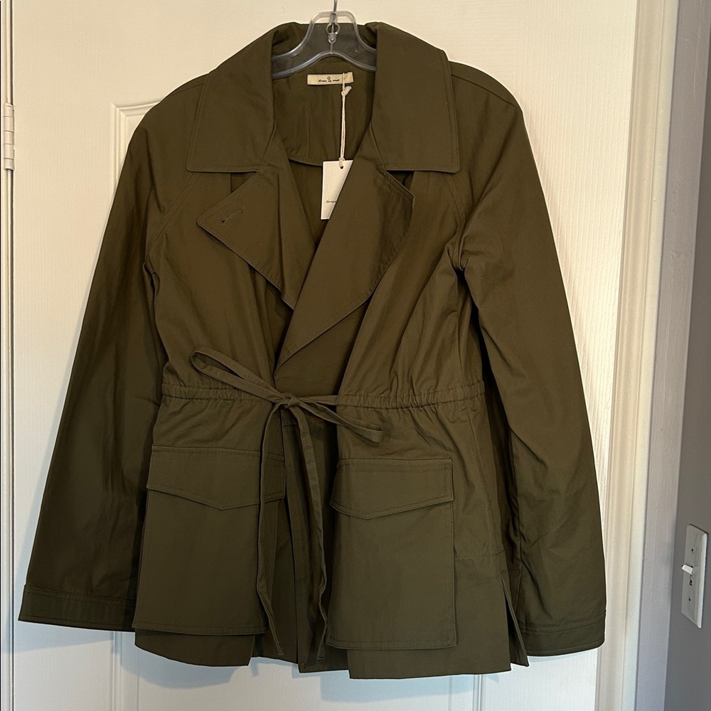 Circle of Trust - Cindy Jacket in Husk Green - M - Picture 2 of 9